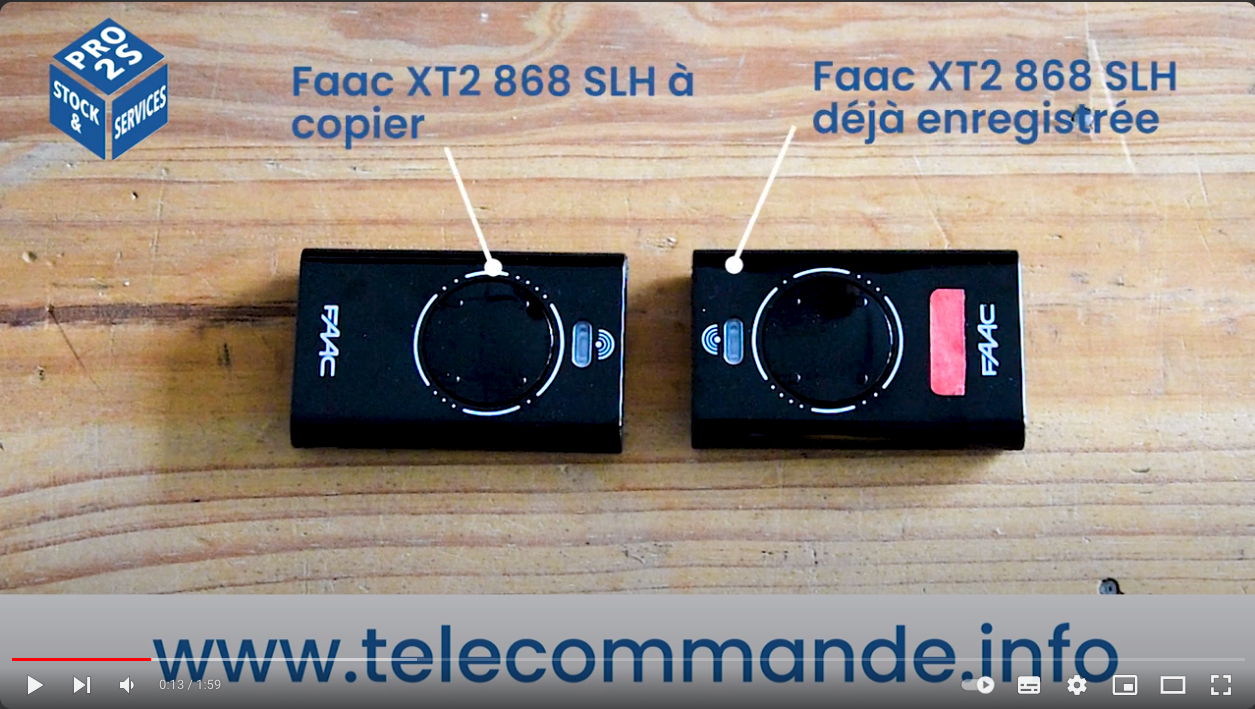 FAAC TML2 868 SLH - Télécommande au meilleur prix